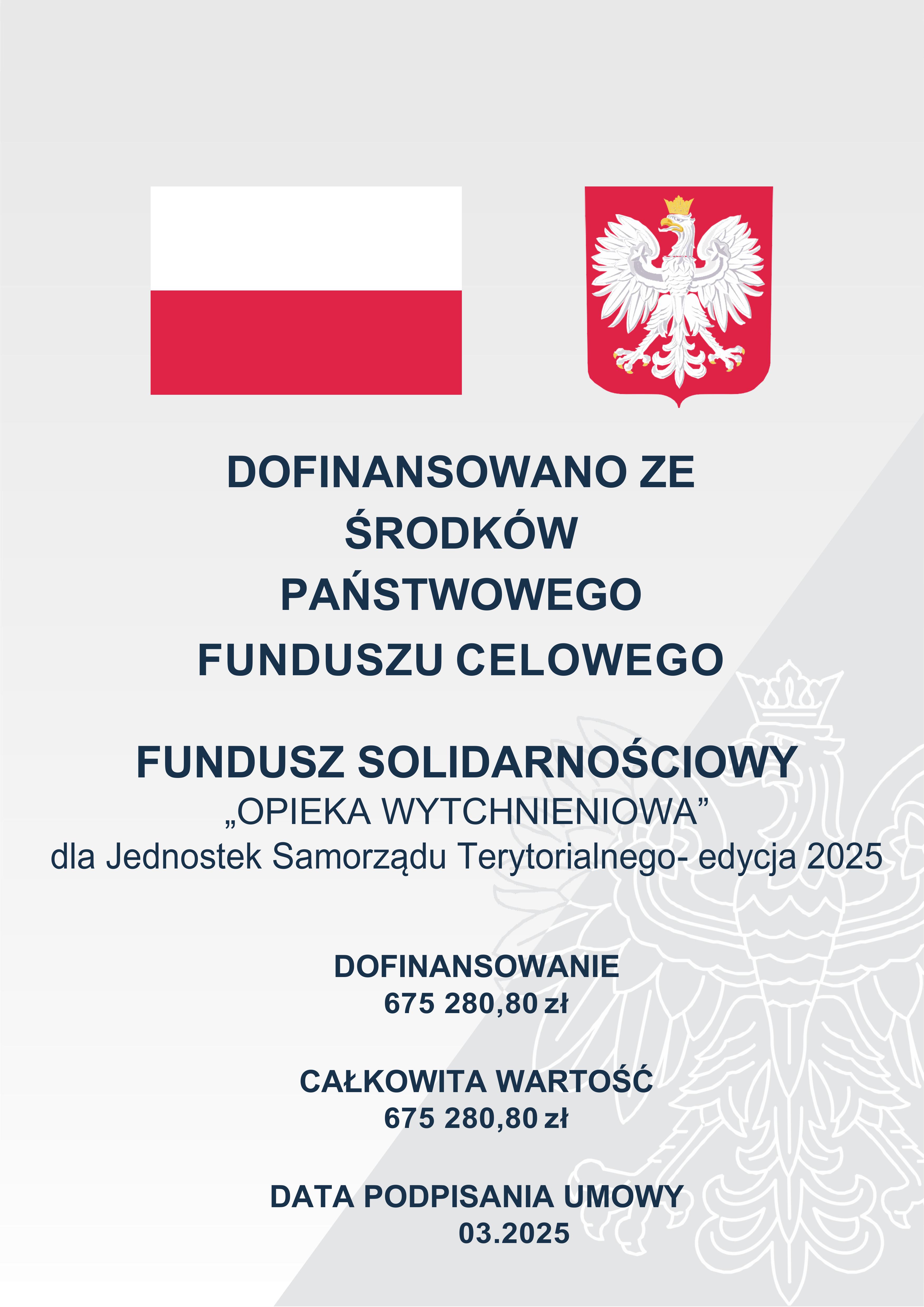 Plakat FUNDUSZ SOLIDARNOCIOWY OW 2025