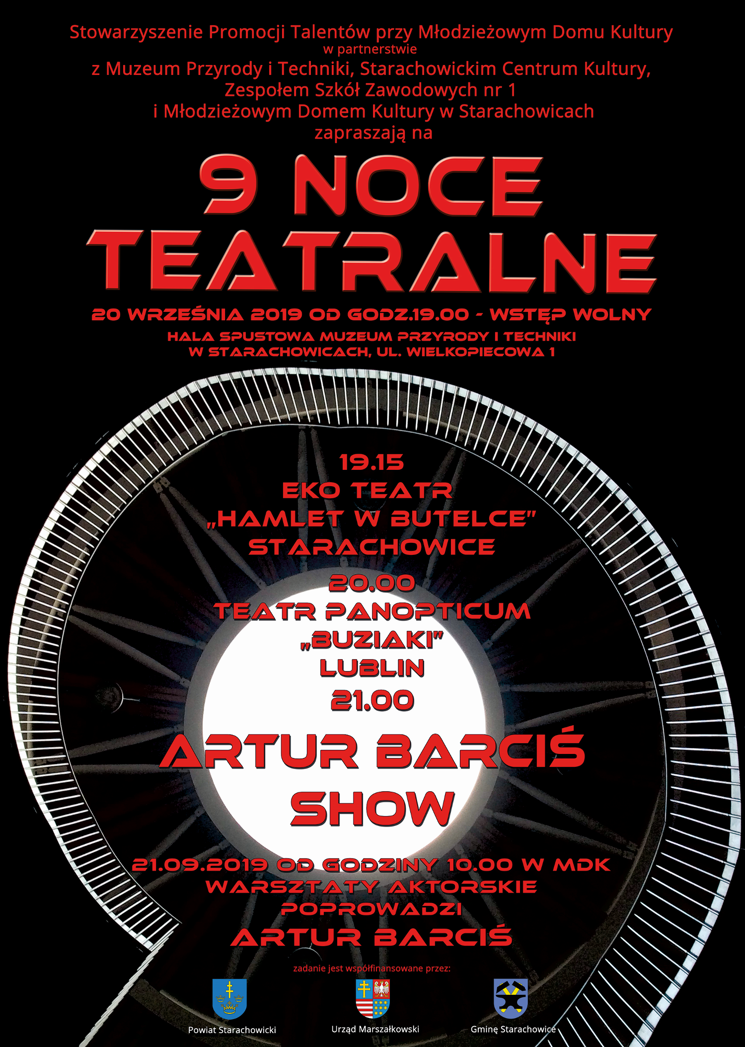 9 Noce teatrlane plakat