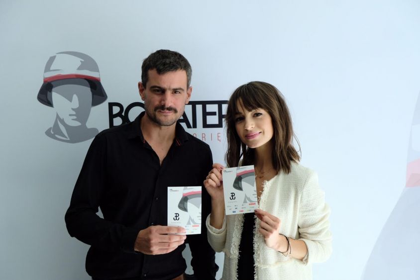 antoni pawlicki agnieszka wiedlocha abasadorzy kampanii bohateron 2017 fot piotr litwic