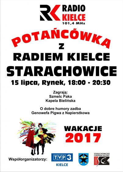 Plakat - zaproszenie na potańcówkę