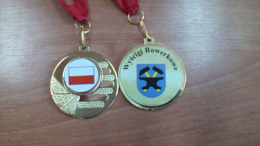 medal wyścigów rowerkowych