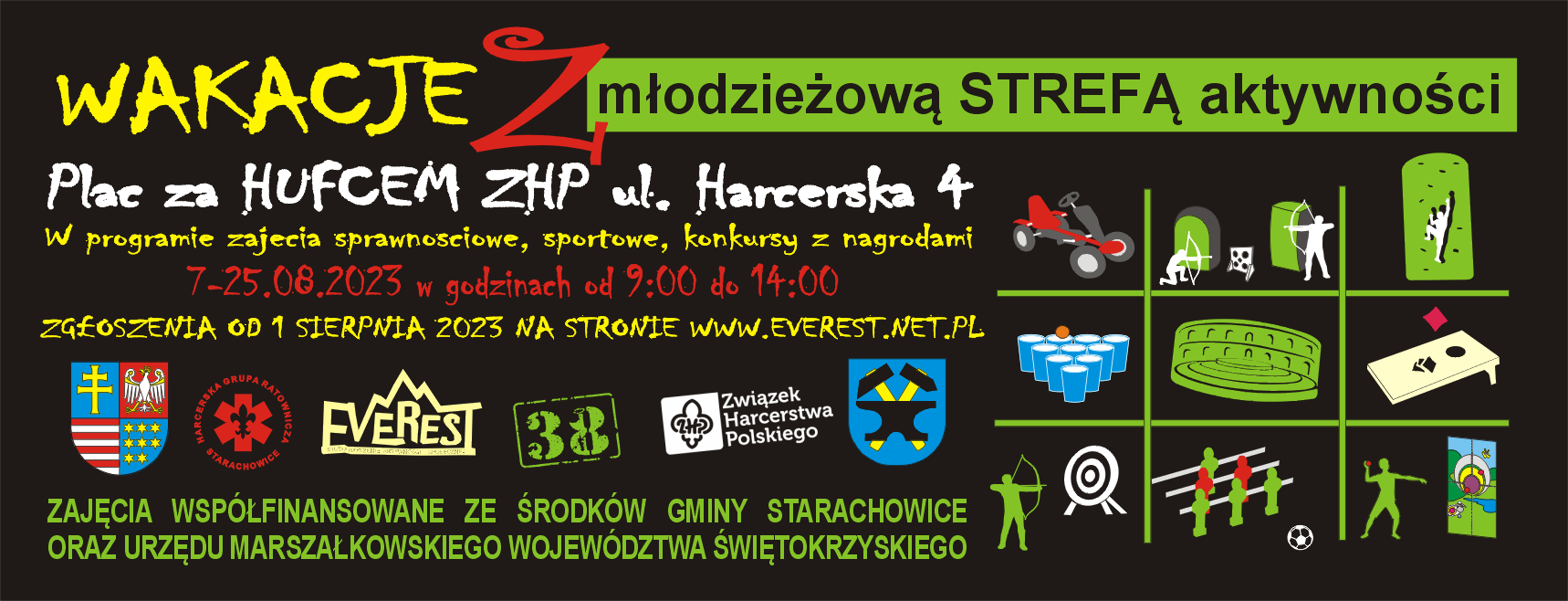2023 wakacje z mlodziezowa strefa aktywnosci profilowe na FB 1